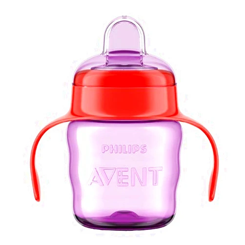 AVENT Philips Avent Classic Soft Spout Cup, 200ml (Pink/Purple)