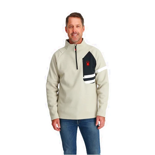 Spyder Men's Wengen Bandit 1/2 Zip Fleece Sweater Jacket