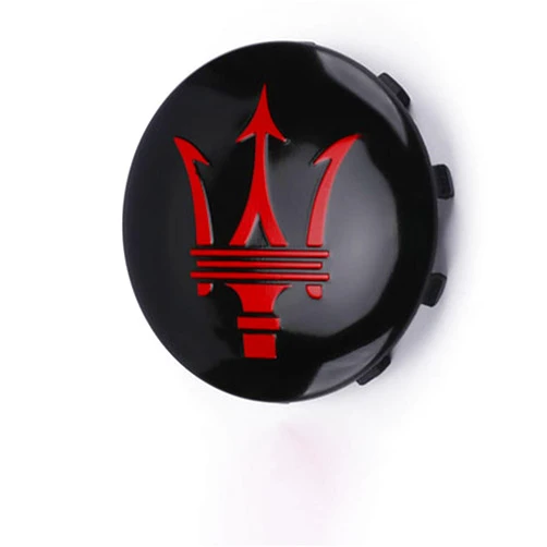 SZJSRD 4pcs Car Hub Centre Caps for Maserati Levante Quattroporte Ghibli 60mm Waterproof Wheel Center Hub DustProof Rim Wheel Decoration Cover Emblem Sticker Accessories,C, normal