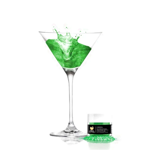 Bakell Brew Glitter (1x 4g Jar) | Edible Glitter for Drinks, Cocktails, Beer, Garnish & Beverages (Green)