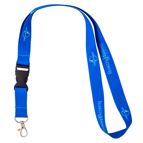 Desert Cactus Franklin & Marshall College Lanyard F&M Diplomats Car Keys ID Badge Holder Keychain Detachable Breakaway Snap Buckle (Blue)