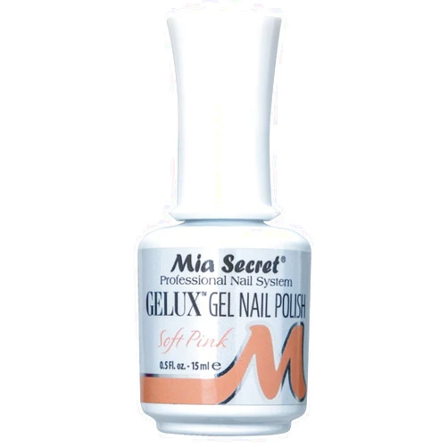 Mia Secret Gelux Nail Polish 0.5 Oz UV GEL-SOAK OFF - NEW Shades 2017 U Pick (SOFT PINK)