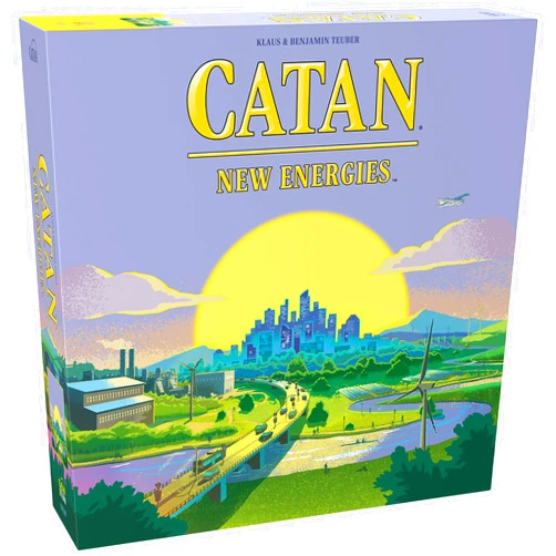 CATAN New Energies Board Game - Sustainable Resources & Strategy, Classic Gameplay with a Modern Twist! Family Game for Kids and Adults, Ages 12+, 3-4 Players, 90 Min Playtime, Made by CATAN Studio