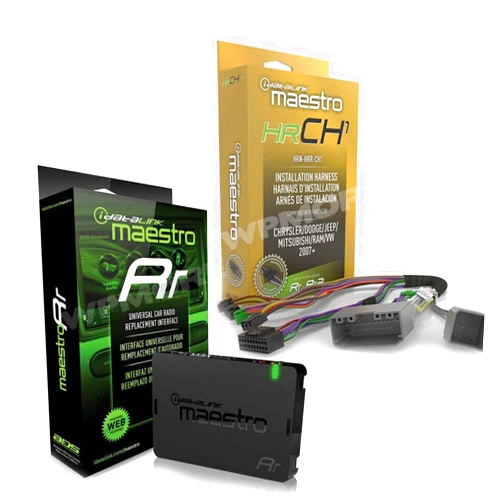 Generic iDatalink MAESTRO ADS-MRR + HRN-HRR-CH1 T-Harness for Select CHRYSLER DODGE JEEP 2007 and UP