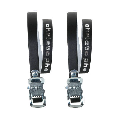 Zefal Christophe Leather Toe Strap, Leather Strap, 2.4 oz (68 g), 14.6 inches (370 mm), Leather