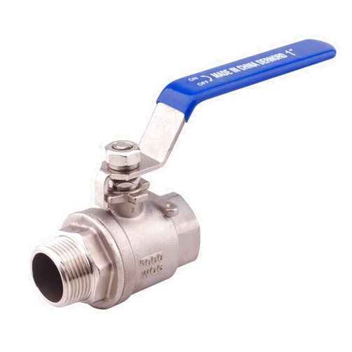 DERNORD Full Port Ball Valve 1 Inch - Male x Female Stainless Steel 304 Heavy Duty for Water, Oil, and Gas,1000WOG (1 Inch NPT)
