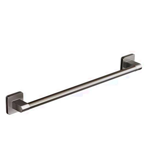 TOUNYSNG Bathroom Towel Rack Single 11 Inch 2 Piece Bathroom Towel Rack Gray Kitchen Towel Bar Racks