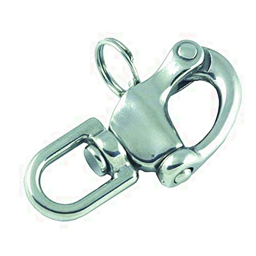 MarineNow Stainless Steel 316 Swivel Eye Bail Snap Shackle Sailboat Spinnaker Halyard Marine Grade, 2-3/4, 3-1/2 and 5
