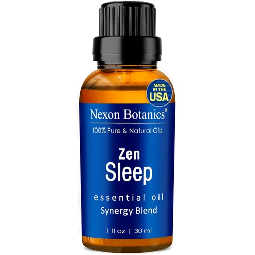 Nexon Botanics Zen Sleep Essential Oil Blend for Diffuser 30ml - Rosemary, Lavender Based Sleep Oil for Relaxing, Good Night Sleeping - Calming Essential Oils for Humidifiers - Sweet Dreams Oil - Nexon Botanics