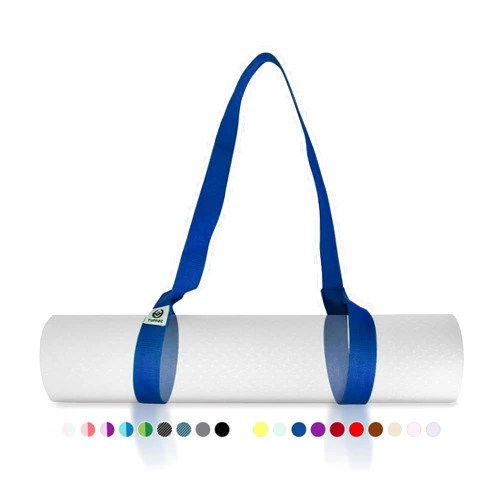 Tumaz Yoga Mat Strap [MAT NOT Included] (2 Sizes) with Extra Thick & Comfy Delicate Texture, Adjustable Yoga Mat Carrier