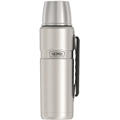 THERMOS Stainless King Vacuum-Insulated Beverage Bottle, 40 Ounce, Matte Stainless Steel