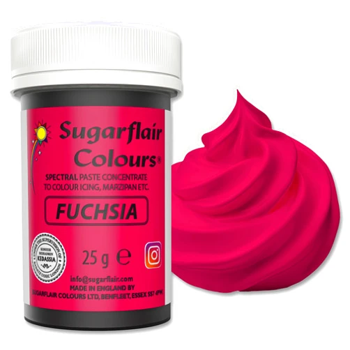 Sugarflair Colours Sugarflair Spectral Edible Food Colouring Colour Paste Icing 25G - Fuchsia