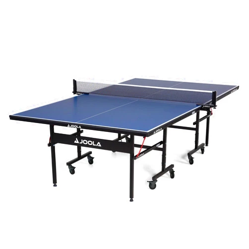 JOOLA Inside Professional MDF Indoor Ping Pong Table with Quick Clamp Table Tennis Net and Post Set - 10 Minute Easy Assembly - Tournament Quality - Foldable with Single Player Playback Mode
