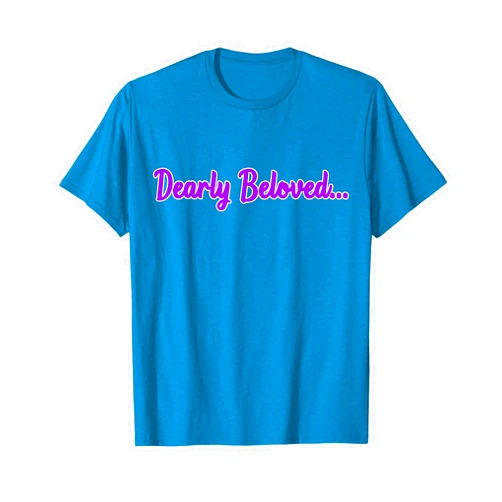 Retro Dearly Beloved Dearly Beloved Purple 80s Retro Concert 1980's T-Shirt