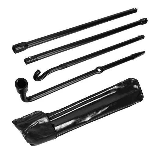 LECWOF Spare Tire Tool Set Kit Fit for 2004-2018 F150 Ford F-150 Spare Tire Lug Wrench Extension Jack Tool Kit Set Pickup Truck with Carrying Bag (with no Jack)