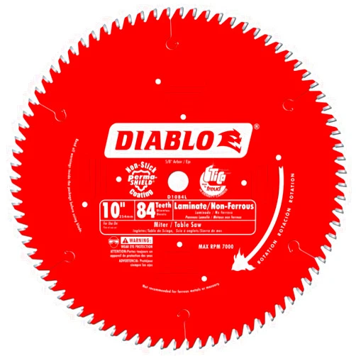 Diablo Freud-Diablo 10-Inch Diameter 84t TCG Saw Blade with 5/8-Inch Arbor