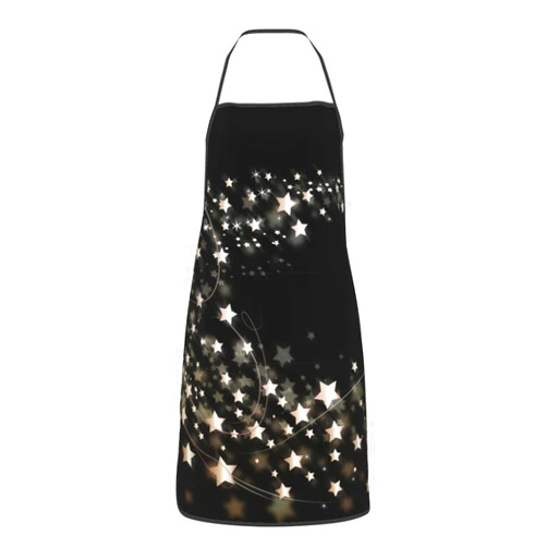 Woyaba Glitter Apron,Cooking Aprons For Men Women,Kitchen Apron Chef Apron Adjustable Garden Aprons With 2 Pockets