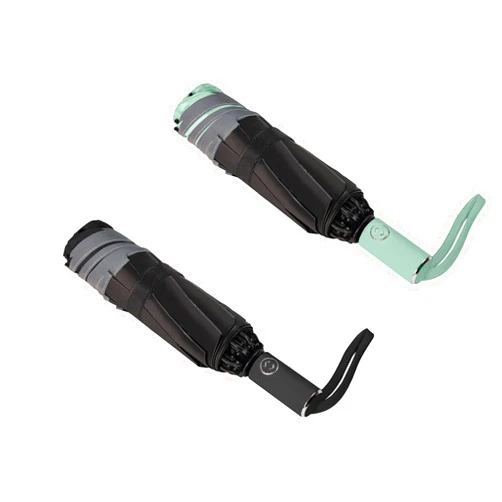 BAODINI Inverted UV Umbrella for Rain and Sun Medium Size UPF 50+ Rverse Compact Umbrella Auto Open Close