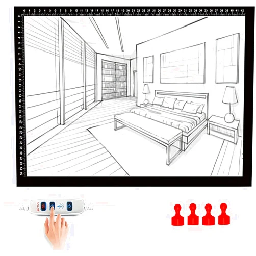 LOVAPO LED Light A1 Box for Diamond Painting,Led Light Pad Artcraft Tracing Pad Light Box Ultra-Thin Dimmable Brightness Light Board for Artists Drawing Sketching Animation Stencilling,A1