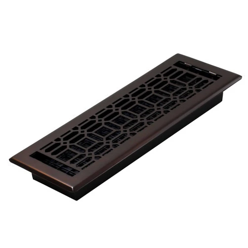 Decor Grates NGH414-RB Floor Register, 4x14 Inches, Rubbed Bronze Finish