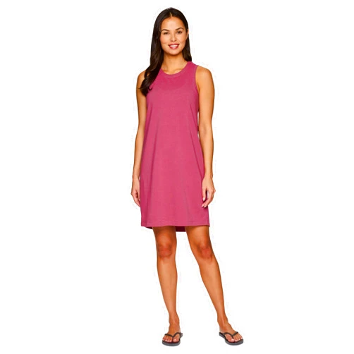 RBX Cotton Blend Sun Dress for Women, Lightweight Sleeveless Athleisure Tunic Tank Dress with Plus Sizes
