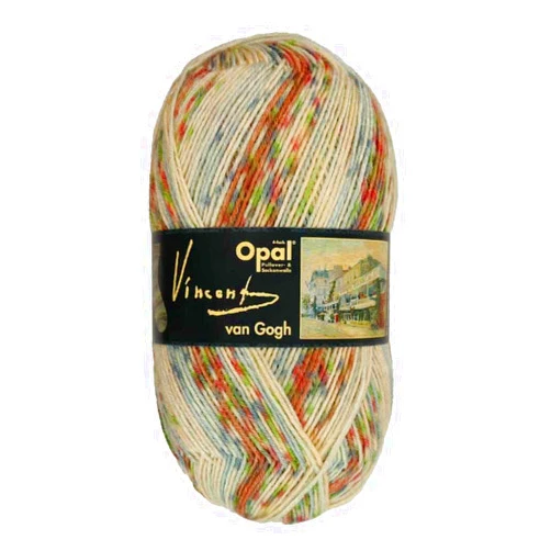 Opal 4-Ply Sock Yarn, Vincent Van Gogh Collection (5437 - Van Gogh Restaurant de la Sirene)