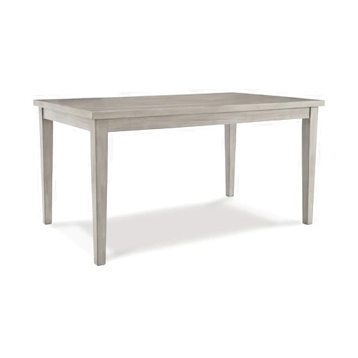 Signature Design by Ashley Parellen Modern Farmhouse Rectangular Dining Room Table, Gray