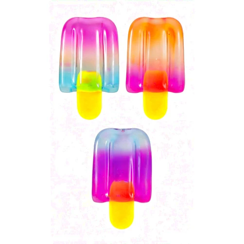 Generic Ice Cream Squeeze Stress Relief Toy, Summer Sensory Stress Reduction, Anxiety Relief, Suitable for Everyone, Pack of 3