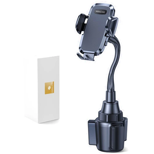Miracase Cup Holder Phone Mount for Car, Universal Phone Holders for Your Car, Gooseneck Adjustable Car Cup Cell Phone Mount for iPhone Samsung Google and All 4.0-7.2 inches Smartphones