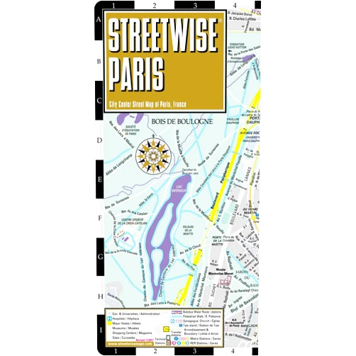 By Michelin (Author) Streetwise Paris Map - Laminated City Center Street Map of Paris, France (Michelin Streetwise Maps)