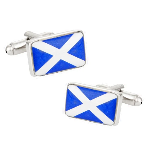 Cuff-Daddy Scotland Flag Cufflinks with Presentation Box