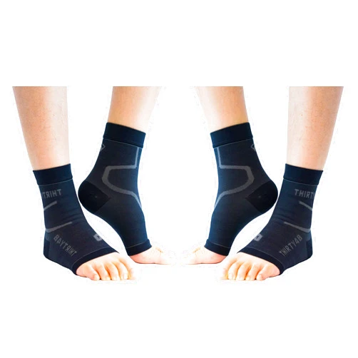 Thirty48 Plantar Fasciitis Compression Socks(1 or 2 Pairs), 20-30 mmHg Foot Compression Sleeves for Ankle/Heel Support, Increase Blood Circulation, Relieve Arch Pain, Reduce Foot Swelling