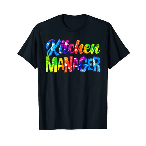 Kitchen Manager Gift Co. School Cafeteria Lunch Lady Kitchen Manager T-Shirt