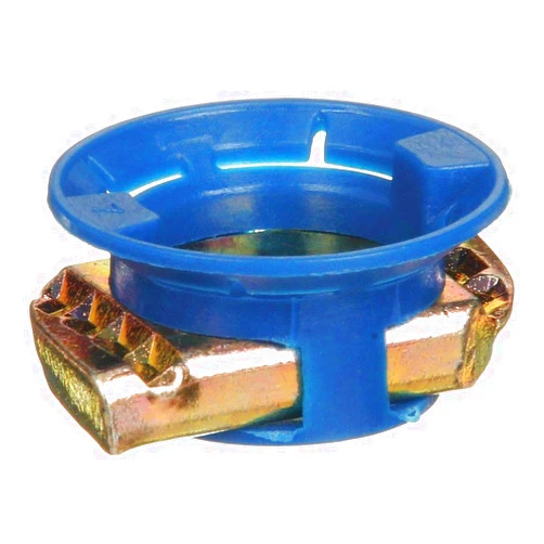YOOZENA Steel Channel Cone Nut, Galv-Krom Finish