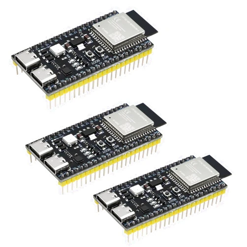 AYWHP ESP32 ESP32-S3 Development Board AYWHP 3 Pcs ESP32 S3 ESP32-S3-DevKitC Module with WROOM-1-N16R8 Low Power MCU with Dual-Mode Wi-Fi and Bluetooth Type-C Connector Compatible with Arduino