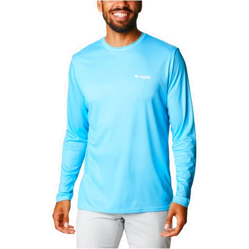 Columbia Men's Terminal Tackle PFG Fish Flag Ls