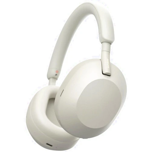 Sony WH-1000XM5 Noise Canceling Wireless Headphones - 30hr Battery Life - Over-Ear Style - Optimized for Alexa and Google Assistant - Built-in mic for Calls - Silver International Version