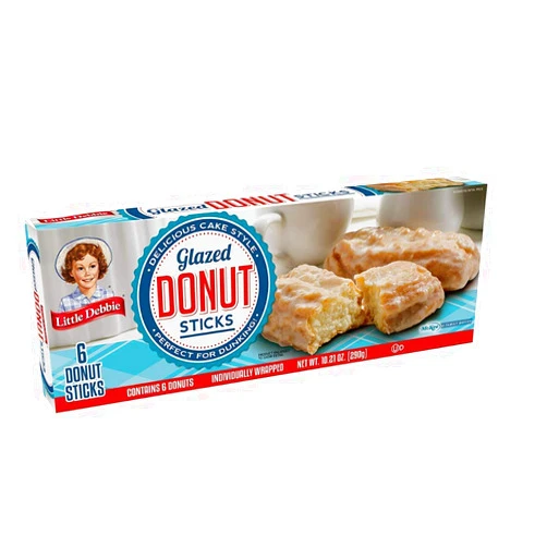 Little Debbies Little Debbie Snacks Donut Sticks, 6-Count box | 4 Pack