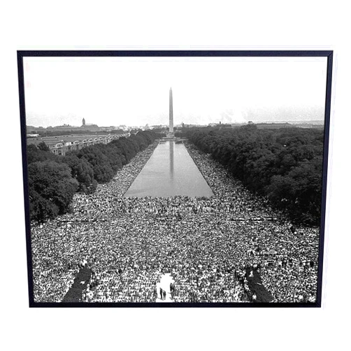 YELLOWBIRD ART & DESIGN Civil Rights March on Washington Decor - Black Wall Art - African American History - Gift for Men, Women, Teachers, Classroom - Famous Vintage Picture Photograph Photo