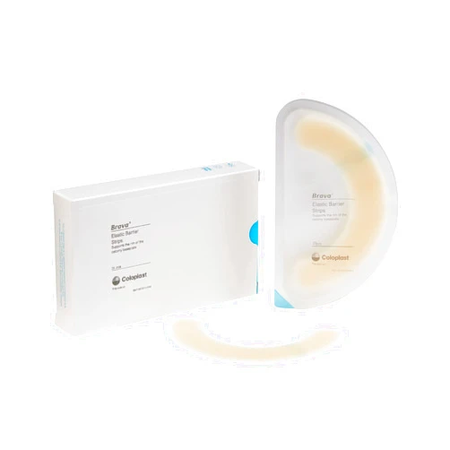 Coloplast Brava 120700 Barrier Strips, 5Long, Elastic, Box of 20