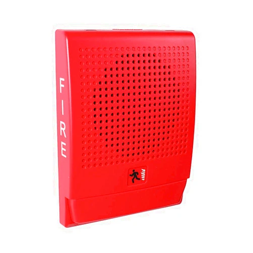 Edwards-Signaling Edwards Signaling EG4RF-S7 Wall Speaker 70v Red Dew Fire