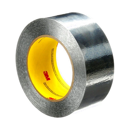 3M 85641 Aluminum Foil Tape, 2 in x 60 yd 4.6 mil, 425, Aluminum Foil, Silver