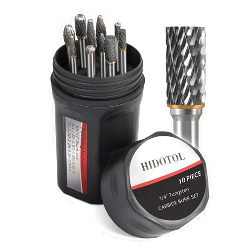 HIDOTOL Carbide Burr Set 1/4