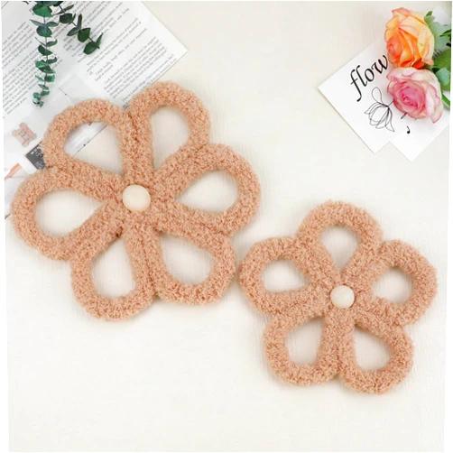 MWRDSM 2 Pcs Boho Nursery Wall Decor Daisy Room Decor Flower Baby Girl Nursery Decor Bohemian Floral Plaque Signs Decor for Kids Wall Hanging Art Dedroom Dorm Decor (Khaki)
