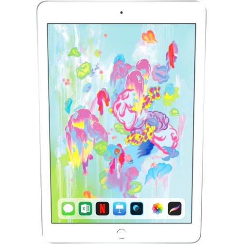Apple 2018 Apple iPad (9.7-inch, Wi-Fi, 128GB) - Silver (Renewed)