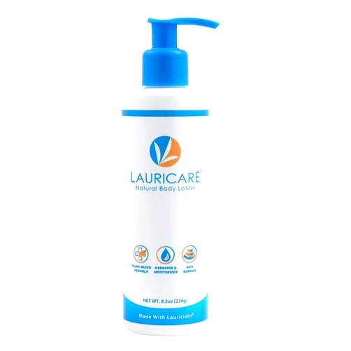 Lauricare Natural Body Lotion Made With Lauricidin for Dry Skin