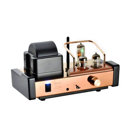 AMOCAM Dared MP-5BT HiFi Vacuum Tube Amplifier, Professional Stereo Integrated Amplifier, Hybrid Amplifier, USB DAC/Line Input, 25W x 2 Output, with 6N1,6N2,6E2 Tubes
