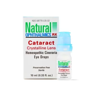 Natural Ophthalmics Cataract Crystalline Lens Homeopathic Eye Drops 10 ML