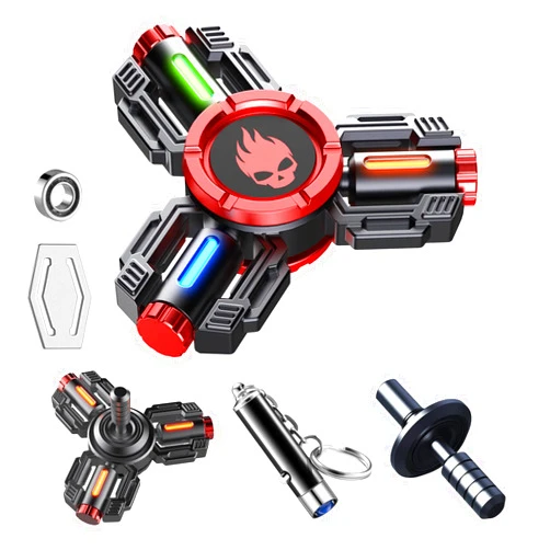 INNÔPLUS INNOPLUS Fidget Spinners, Fidget Spinner Gifts for Adults Kids, Finger Hand Spinner, Metal Fidget Spinner, Fidget Toys, Fidgets for Kids, Stress Anxiety ADHD Relief Figets Toy, Luminous Night Effects