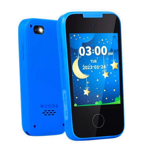 MOFGDNI Kids Phone Gifts and Toys for 3-8 Year Olds Boys, Toy Phone with Dual Camera, MP3 Music Player, Games, Habit Tracker Touchscreen Toddler Phone Learning Toy Birthday Gifts for Girls Age 3 4 5 6 7 8